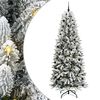 vidaXL Sapin de No&euml;l artificiel Blanc 240 cm