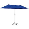 vidaXL Parasol de jardin Azur 370 x 197 x 239 cm