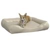 vidaXL Lit pour chien Beige 120x100x27 cm Similicuir