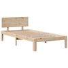 vidaXL Lit biblioth&egrave;que sans matelas 100x200 cm bois massif de pin