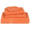 vidaXL Serviettes de bain FROGN 4 pcs orange 100x150 cm 360 g/m&sup2;