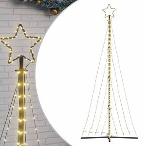 vidaXL Sapin de No&euml;l &agrave; LED 447 LED blanc chaud 250 cm
