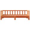 vidaXL Lit Pull-out de Jour Brun cire 203.5 x 164 x 66 cm Pin massif
