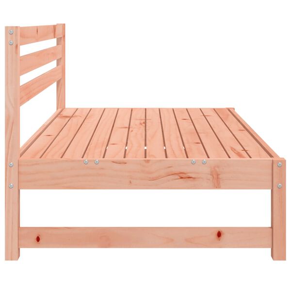 vidaXL Canap&eacute; central de jardin 120x80 cm bois massif douglas