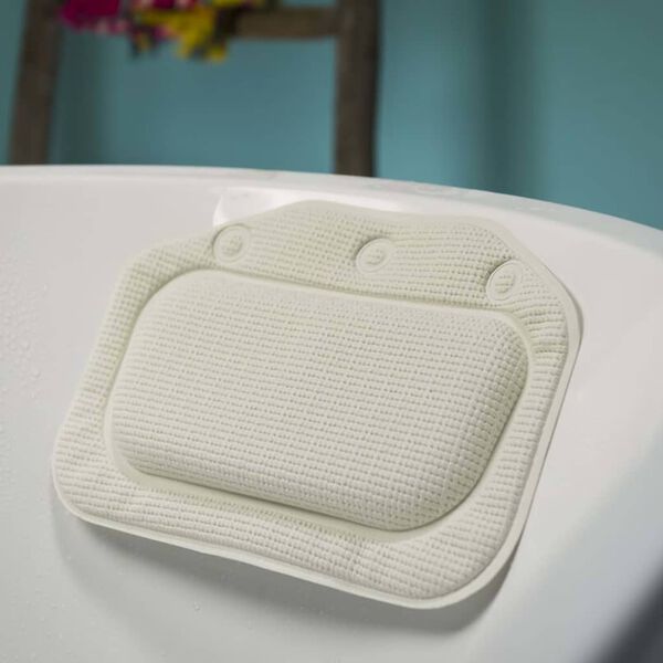 Sealskin Appuie-t&ecirc;te de baignoire Unilux 20x30 cm Blanc