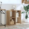 vidaXL Biblioth&egrave;que ch&ecirc;ne artisanal 68,5x32x68,5 cm bois d'ing&eacute;nierie