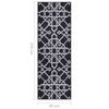 vidaXL Tapis de couloir Noir 80x250 cm