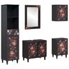 vidaXL Ensemble de Meubles de Salle de Bain avec tiroir 5 pcs