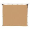 vidaXL Tonnelle avec rideaux 6x3 m Taupe Acier
