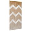 vidaXL Rideau de porte anti-insectes multicolore 200 x 100 cm Bambou