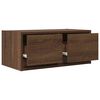 vidaXL Meuble TV ch&ecirc;ne marron 60x31x25,5 cm bois d'ing&eacute;nierie