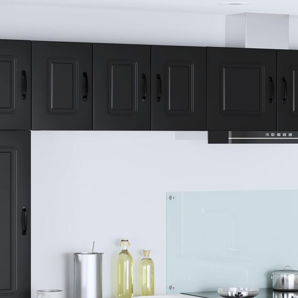 vidaXL Armoire de cuisine avec stockage Kalmar Noir 30 x 31 x 40 cm