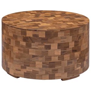 vidaXL Table basse 60x60x35 cm Bois de teck massif