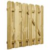 vidaXL Porte de Jardin 100 x 100 cm Bois de pin massif Vert