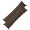 vidaXL Coussin avec oreiller HEERLEN 2 pc Taupe Tissu