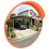vidaXL Miroir de trafic convexe d'ext&eacute;rieur Plastique PC Orange 45 cm