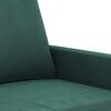 vidaXL Fauteuil Vert fonc&eacute; 60 cm Velours