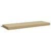 vidaXL Coussin de banc SOEST 100 % polyester Beige 150 x 50 x 8 cm