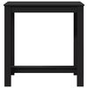 vidaXL Table de bar noir 102x50x103,5 cm bois d'ing&eacute;nierie