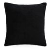 vidaXL Housses de coussin 4 pcs Tissu 40x40 cm Noir