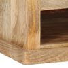vidaXL Table basse avec porte 90x50x35 cm Bois de manguier solide