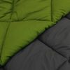 vidaXL Duvet d'&eacute;t&eacute; simple Vert et Anthracite 200 x 155 cm Microfibre