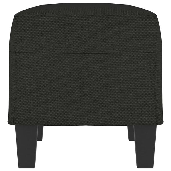 vidaXL Banc Noir 70x35x41 cm Tissu