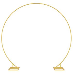 vidaXL Arche de mariage Dor&eacute; 220 x 45 x 200 cm Acier