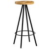 vidaXL Chaises de bar lot de 2 bois de manguier solide