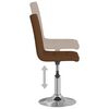 vidaXL Tabouret de bar Marron Tissu
