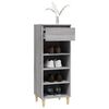 vidaXL Armoire &agrave; chaussures Sonoma gris 40x36x105 cm Bois d'ing&eacute;nierie