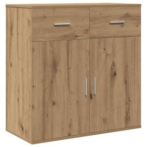 vidaXL Buffet Ch&ecirc;ne artisanal 78 x 38 x 80 cm Bois d'ing&eacute;nierie