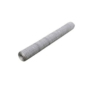 vidaXL Grillage pour voli&egrave;re Acier galvanis&eacute; 25 x 0,75 m Argent&eacute;