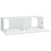 vidaXL Ensemble de meubles TV 8 pcs Blanc Bois d'ing&eacute;nierie