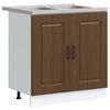 vidaXL Armoire de cuisine Kalmar Ch&ecirc;ne brun 80 x 46 x 81,5 cm