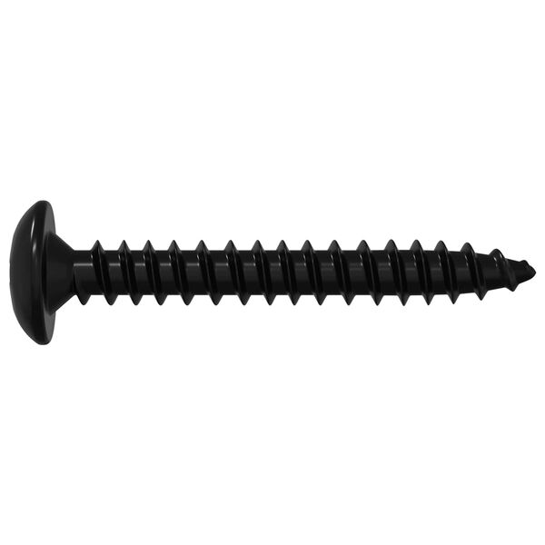 vidaXL Clou de Taraudage 12 pcs Noir M4 x 28 mm Acier