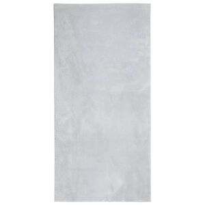 vidaXL Tapis HUARTE &agrave; poils courts doux et lavable gris 100x200 cm
