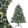 vidaXL Sapin de No&euml;l artificiel Vert 150 cm PVC, plastique et acier