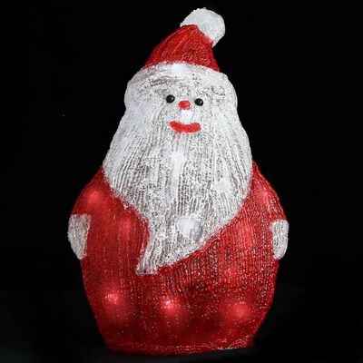 vidaXL Silhouette de Père Noël LED Acrylique Intérieur/extérieur 28 cm