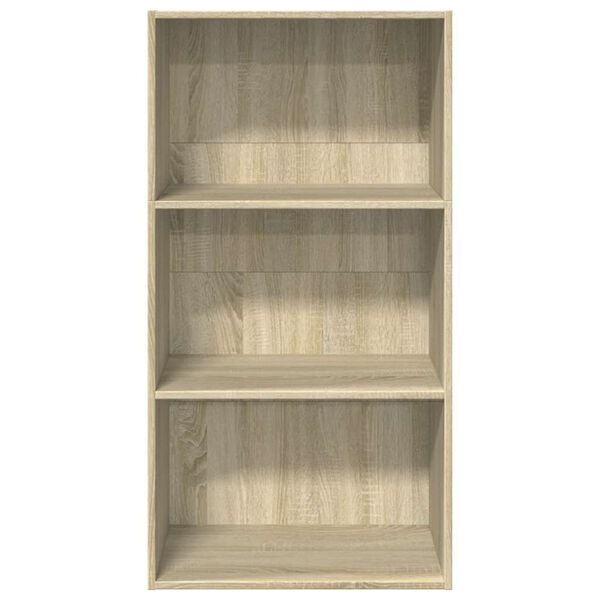 vidaXL Bibliothèque chêne sonoma 60x30x114 cm bois d'ingénierie