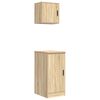 vidaXL Armoires de garage 2 pcs ch&ecirc;ne sonoma bois d'ing&eacute;nierie