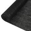 vidaXL Filet brise-vue Noir 1x25 m PEHD 150 g/m&sup2;