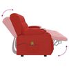 vidaXL Fauteuil de massage inclinable 4 places porte-gobelets bordeaux