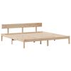 vidaXL Lit biblioth&egrave;que sans matelas 180x200 cm bois massif de pin