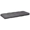 vidaXL Coussins de palette lot de 2 anthracite tissu