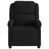 vidaXL Fauteuil de massage inclinable noir velours