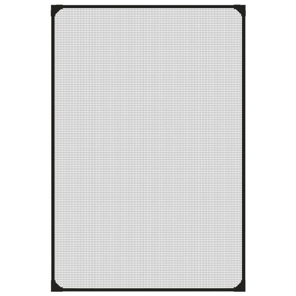 vidaXL Moustiquaire magn&eacute;tique pour fen&ecirc;tres anthracite 80x120 cm