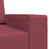 vidaXL Canap&eacute;-Lit 200cm Bordeaux tissu