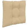vidaXL Coussin de canap&eacute; d'ext&eacute;rieur 3 pcs Beige Polyester