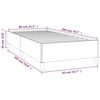 vidaXL Cadre de lit sans matelas rose 80x200 cm velours